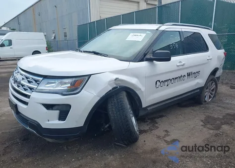 2019 Ford Explorer Xlt z USA, uszkodzony, nr VIN 1FM5K8D82KGA39001